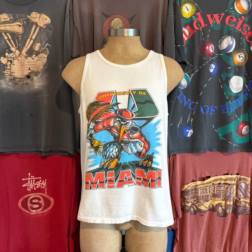 Vintage 1990s Miami Hurricanes Tank Top